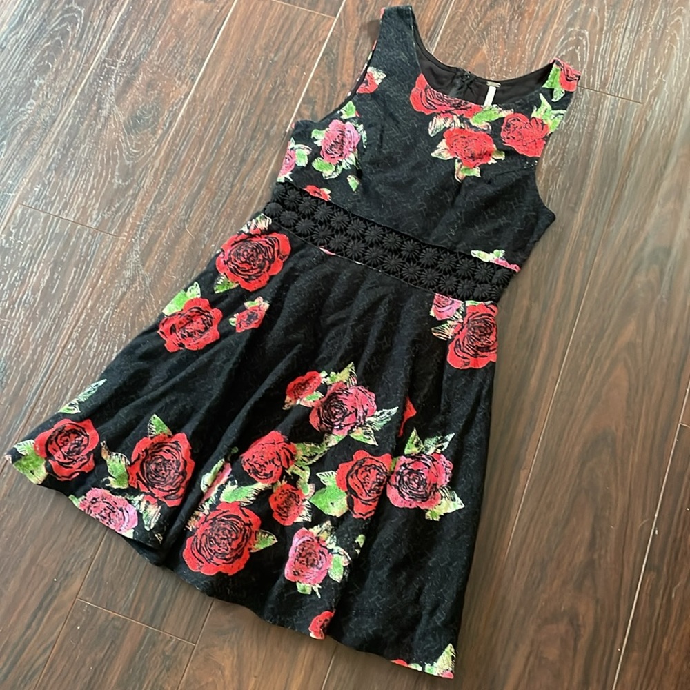Free People Rose Mini Dress